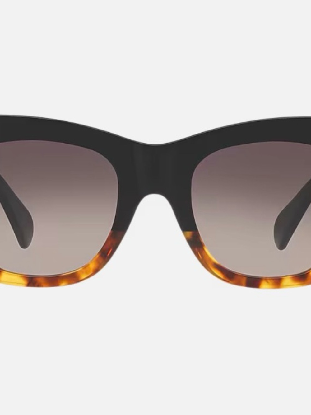 Celine Black and Tortoiseshell Square Sunglasses - Picture 2 of 9